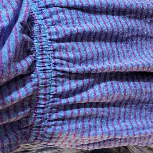 Express Women's Purple Striped Strapless Knit Romper Size M - Picture 4 of 13